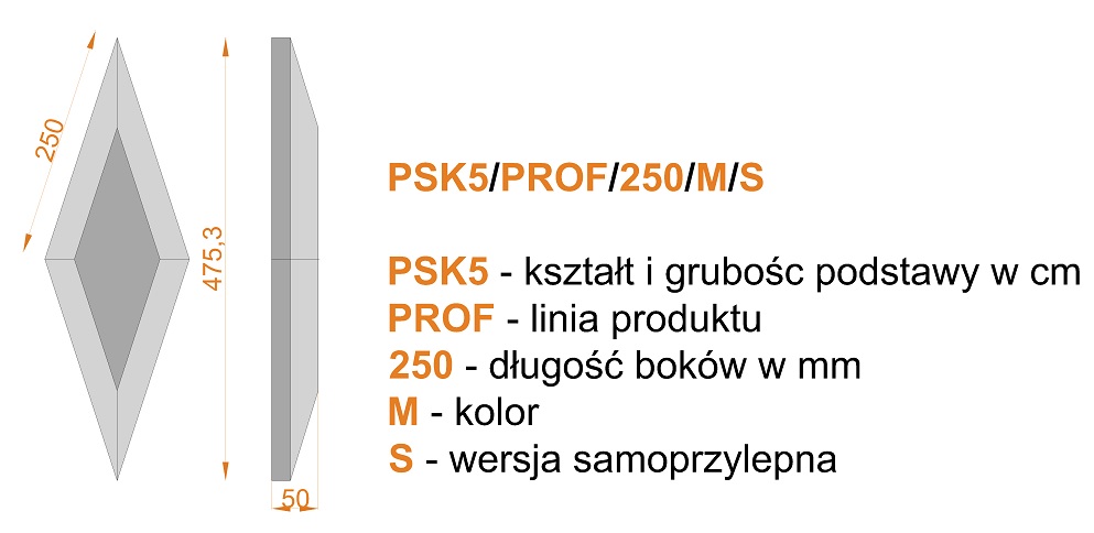 WYMIAR PSK5 PROF 250 M S